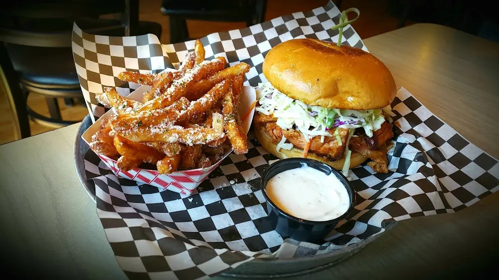 Smoked Pulled Pork Sandwich